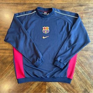 Retro Barcelona 90’s-00’s training soccer sweater 🇪🇸